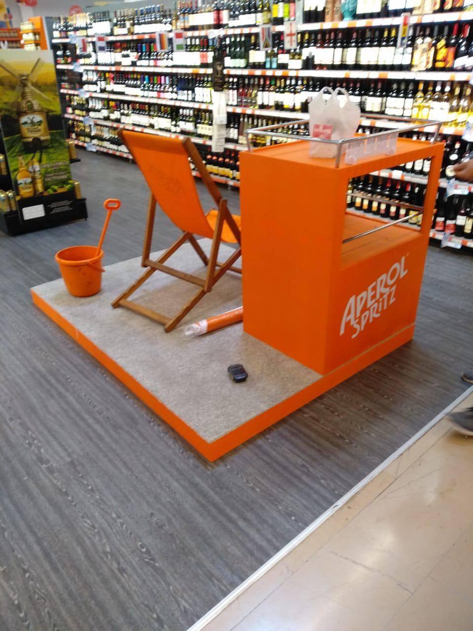 Выкладка Aperol